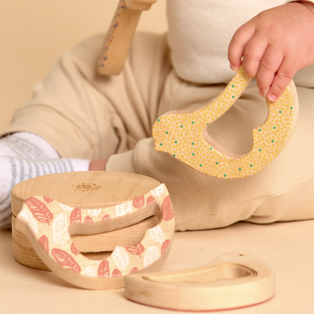 Maple Wood Bird Rattle & Teether