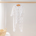 Organic Cotton Zip Pajama, Just Plane Cute