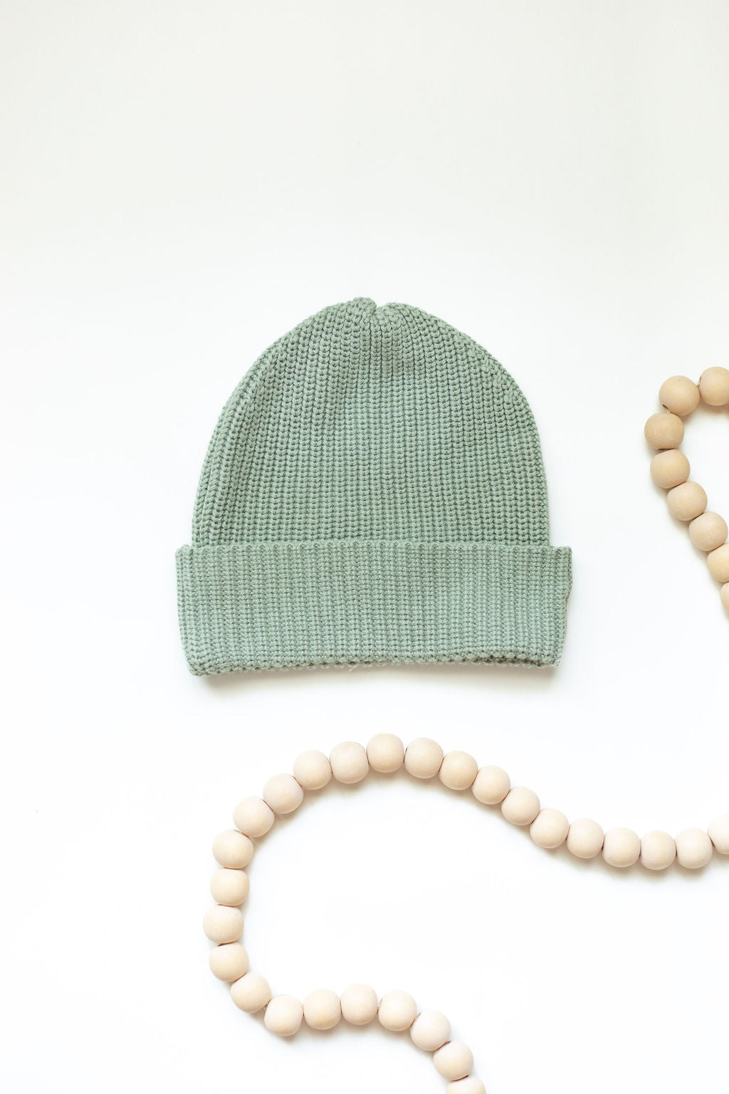 Organic Cotton Knit Beanie, Pastels