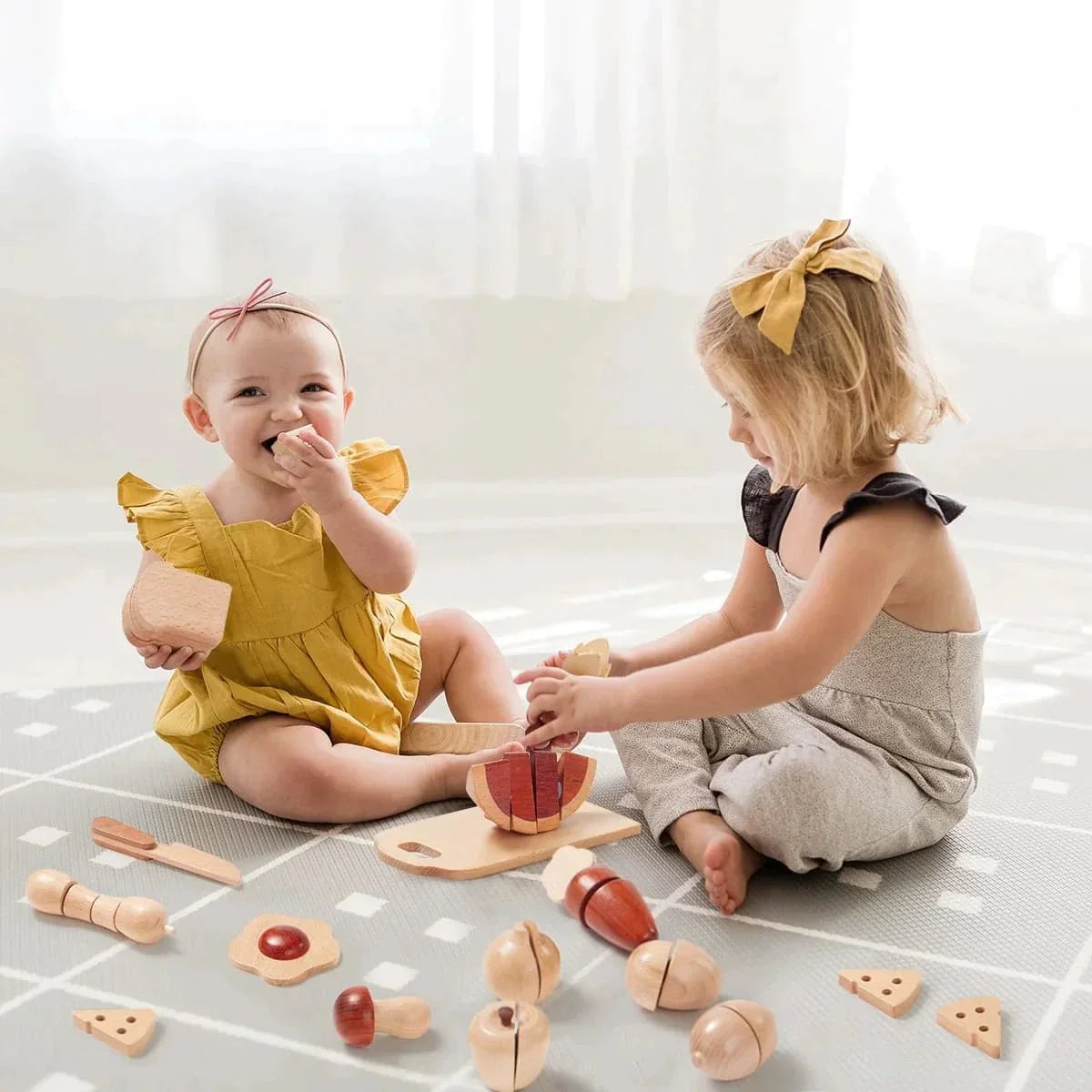 Wooden Cut & Play Food Set