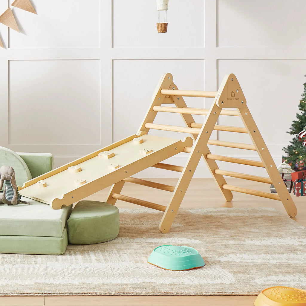 Pikler Triangle Climbing Set with Slide
