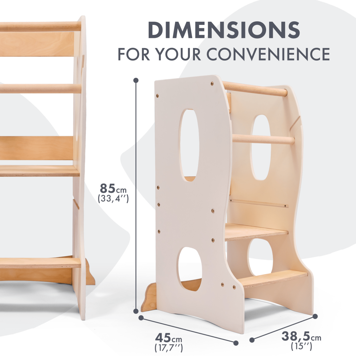Montessori Learning Tower, Ivory